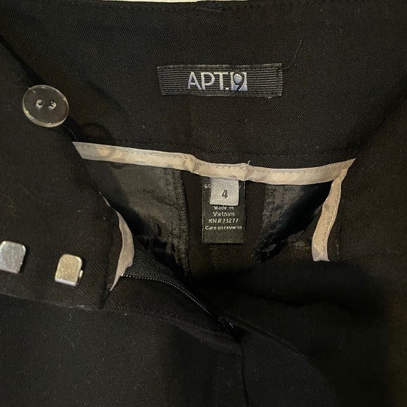 APT.9 Women’s Dress Pants Black Size 4 - Picture 6 of 6